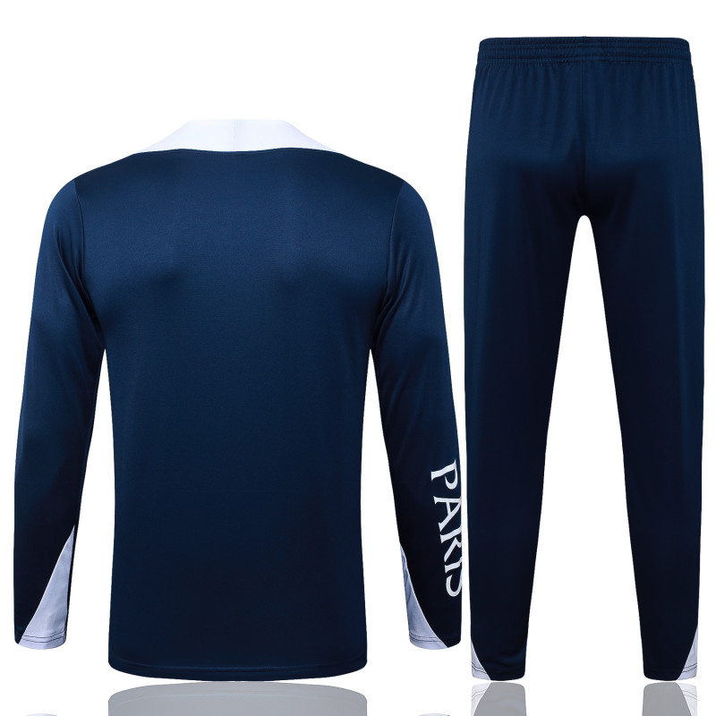 2025-26 Mens PSG blue Half Pull Tracksuit