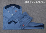 2025-26 Mens PSG grey Half Pull Tracksuit