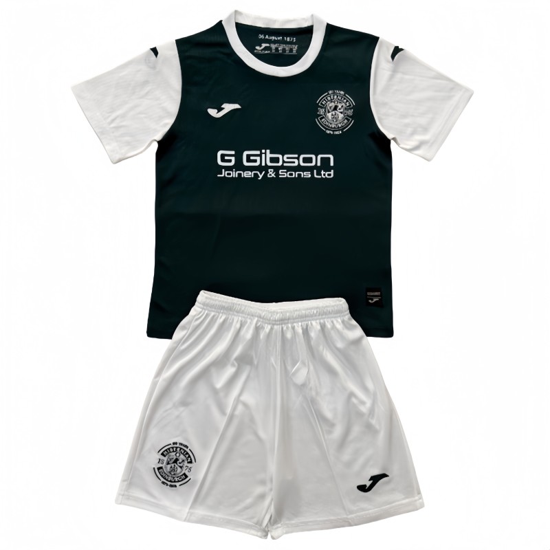2025-26 KIDS Hibernian  Home Soccer Jersey