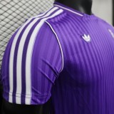 2025-26 Mens Real Madrid  Player casual style  Purple soccer jersey