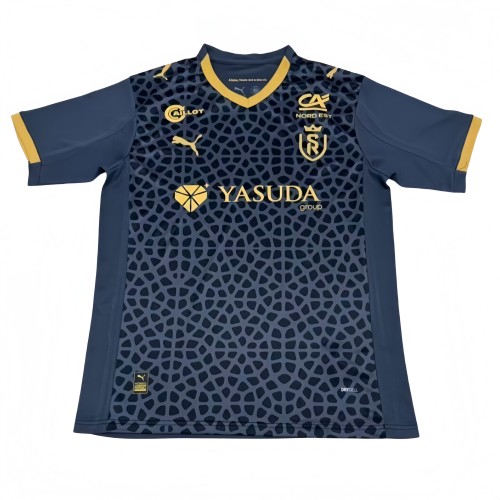 2025-26 Mens Stade Reims away Fans Soccer Jersey