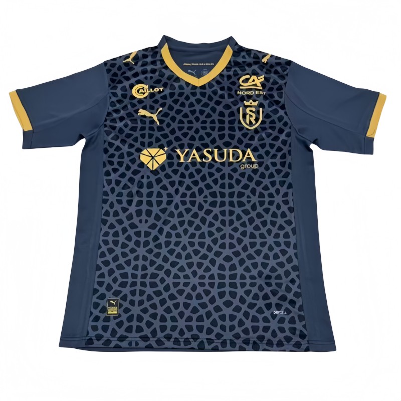 2025-26 Mens Stade Reims away Fans Soccer Jersey