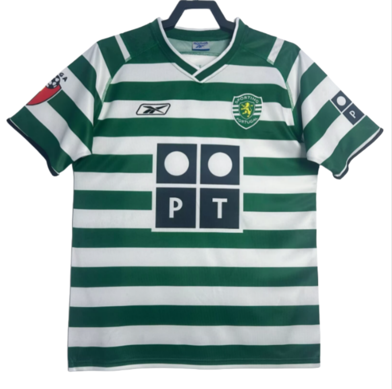 2003-04 Mens  Real Betis home Retro Soccer Jersey