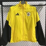 2025-26 Mens Fenerbahce Yellow Windbreaker