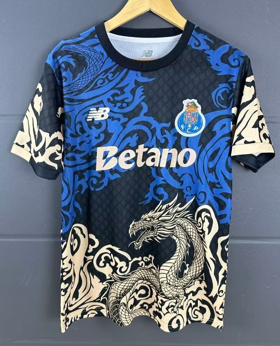 2025-26 Mens Porto Special Edition blue soccer Jersey