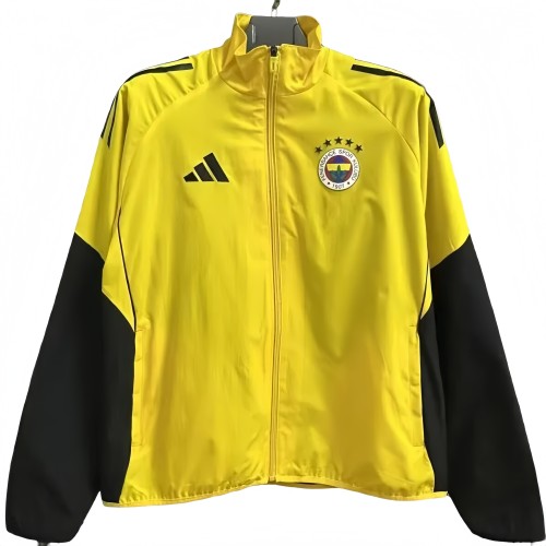 2025-26 Mens Fenerbahce Yellow Windbreaker