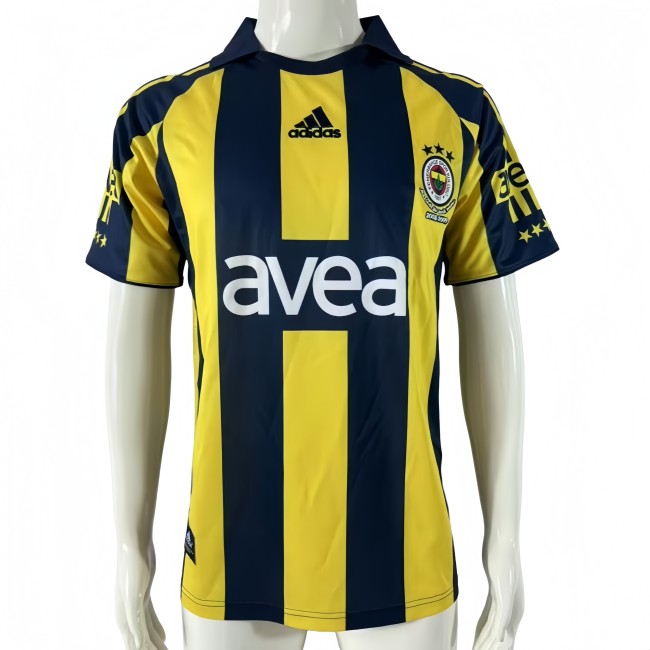 2008-09 Mens Fenerbahce Home Retro Soccer Jersey