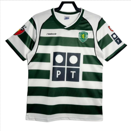 2001-03 Mens Real Betis home Retro Soccer Jersey