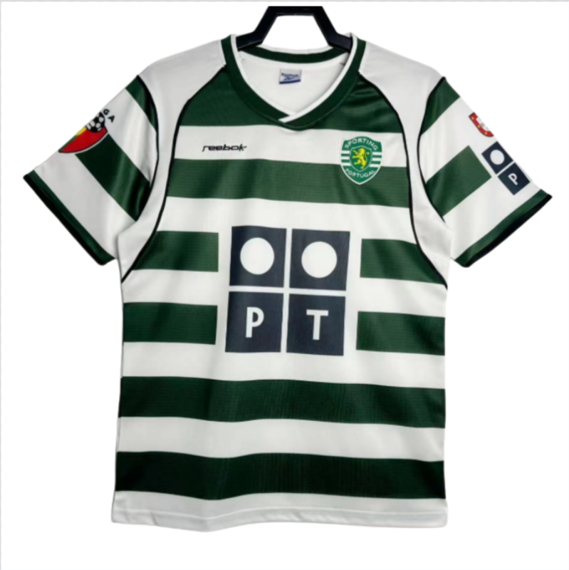 2001-03 Mens Real Betis home Retro Soccer Jersey