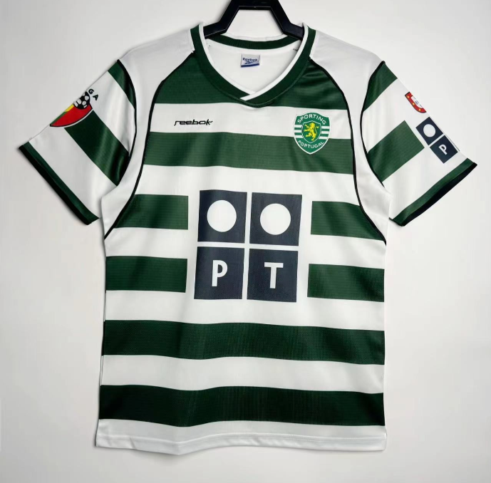 2001-03 Mens Real Betis home Retro Soccer Jersey