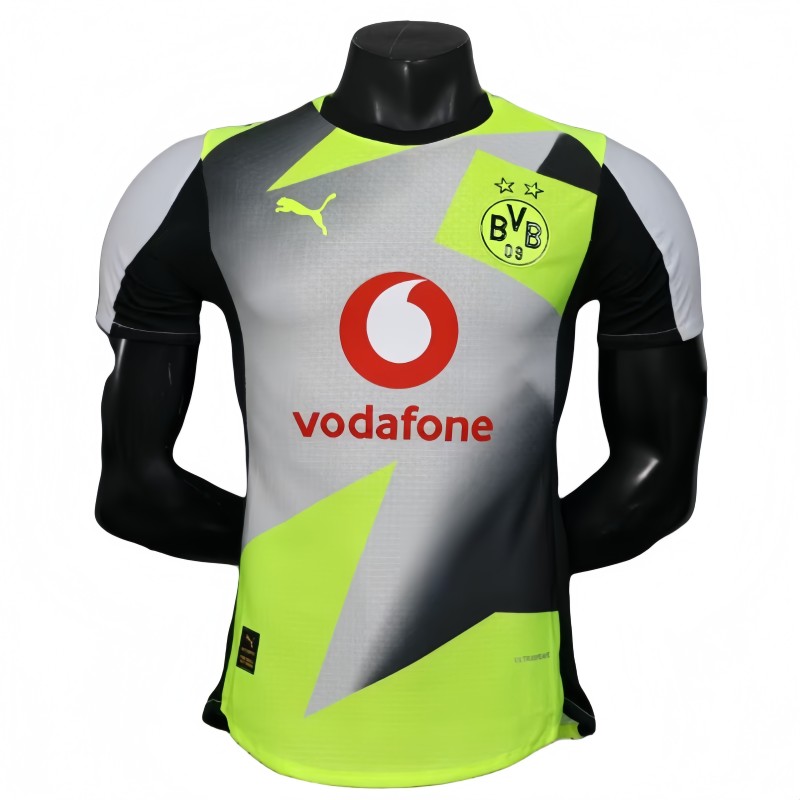 2025-26 Mens Borussia Dortmund third away green Player Version soccer Jersey