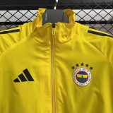 2025-26 Mens Fenerbahce Yellow Windbreaker