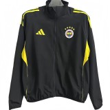 2025-26 Mens Fenerbahce Black  Windbreaker