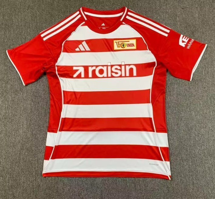 2025-26 Berlin Union home red  Soccer Jersey