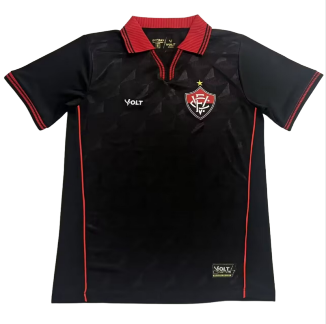 2025-26  Mens Vitoria  third away black soccer jersey
