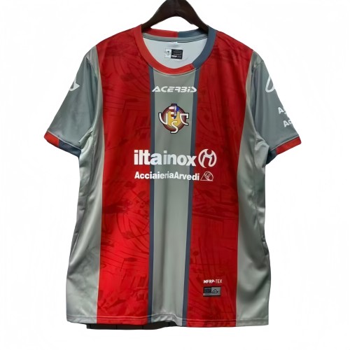 2025-26 Mens  Cremonese Home Fans Soccer Jersey