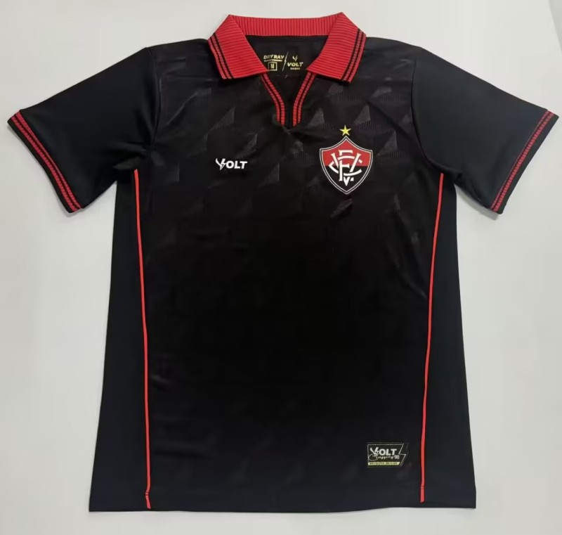 2025-26  Mens Vitoria  third away black soccer jersey