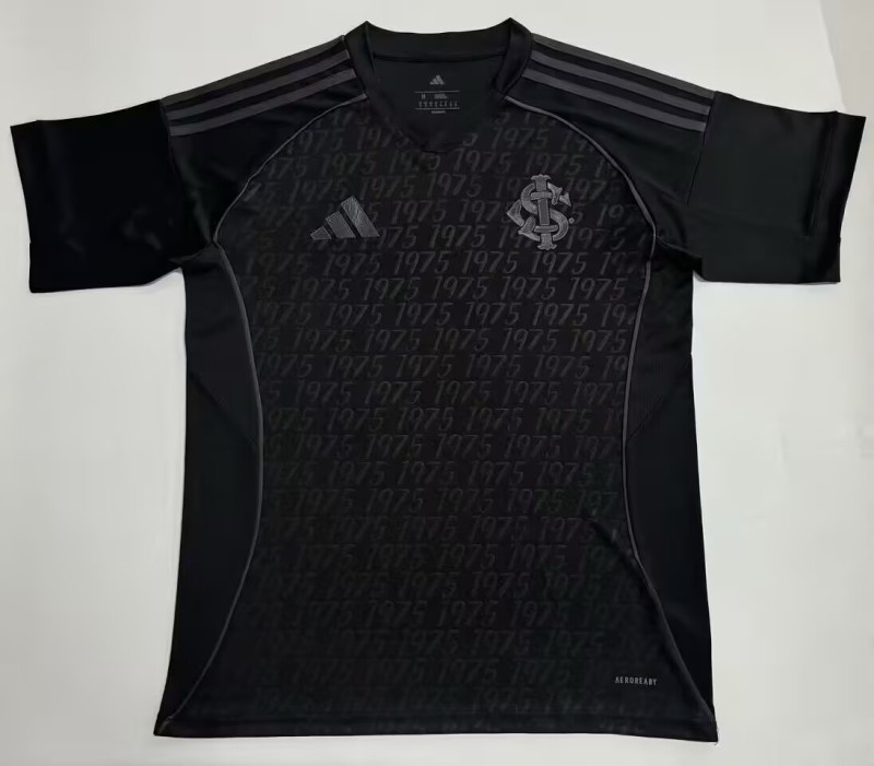 2025-26 Mens Internacional third away black soccer Jersey