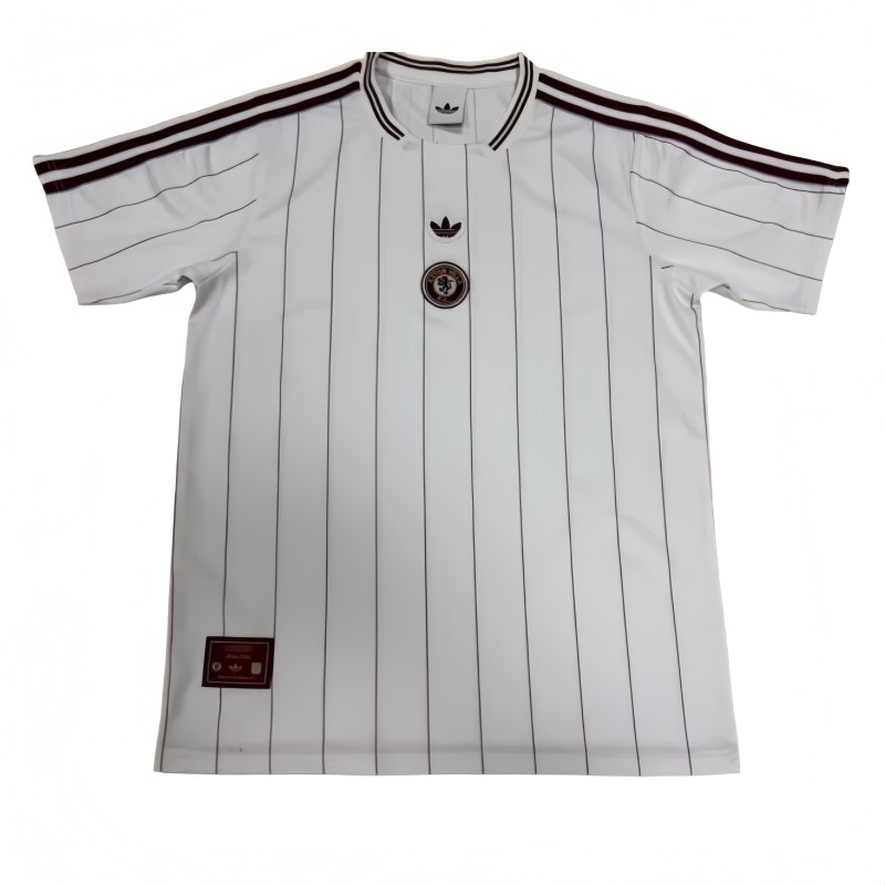 2025-26 Mens Aston Villa casual style  white soccer Jersey