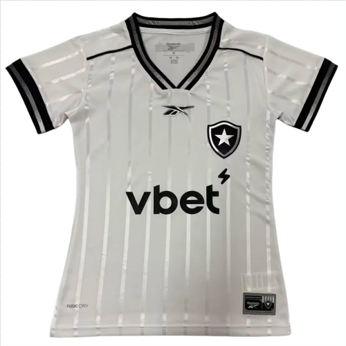 2025-26 Women Botafogo Third Away White Soccer Jersey