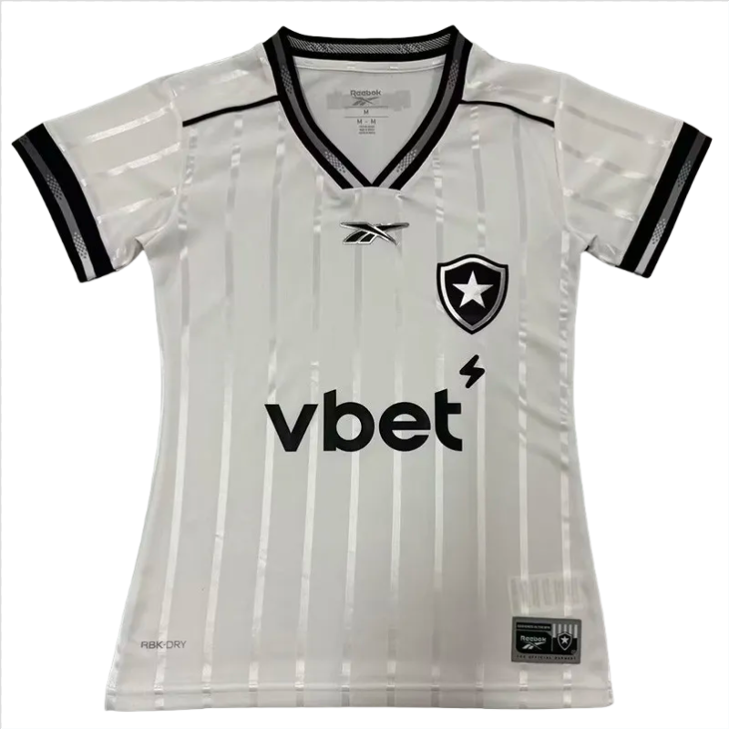2025-26 Women Botafogo Third Away White Soccer Jersey