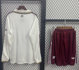 2025-26 Mens Arsenal Third  away Long Sleeve Shorts Training Suit