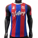 2025-26 Mens Barcelona red blue Special Edition  Player  soccer jersey
