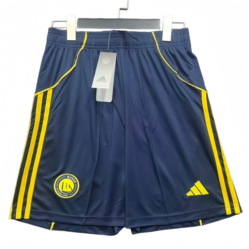 2025-26 Mens Al-Nassr Third away  blue Shorts Pants