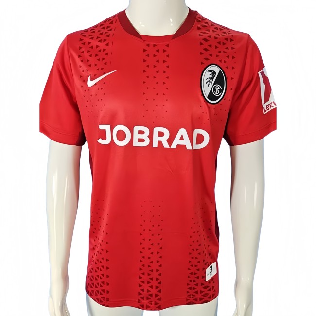 2025-26 Mens SC Freiburg  red  Soccer Jersey