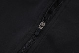 2025-26 Mens Real Betis black Half Pull Tracksuit
