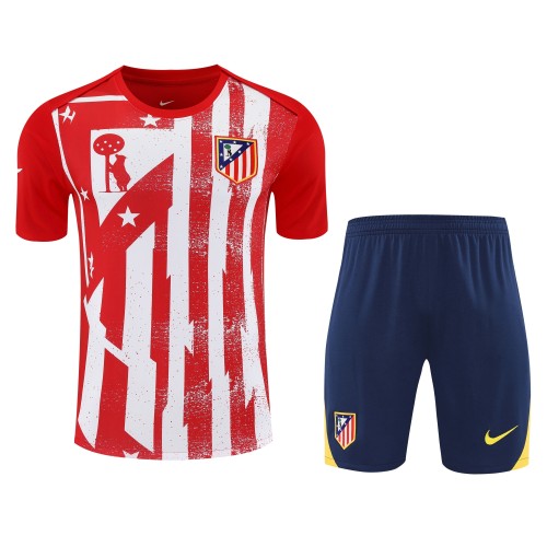 2025-2026  Mens Atletico Madrid red white Training Short Suit