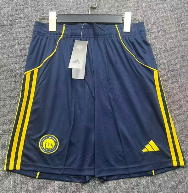 2025-26 Mens Al-Nassr Third away  blue Shorts Pants