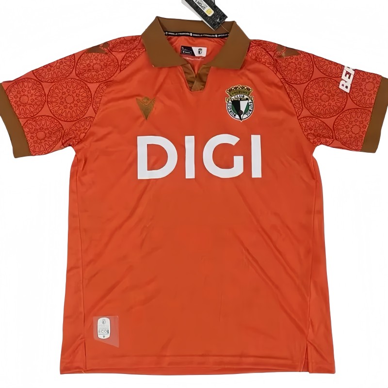 2025-26 Mens Burgos Third away red Soccer Jersey