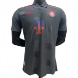 2025-26 Mens Bayern Munich grey polo Player Version soccer jersey