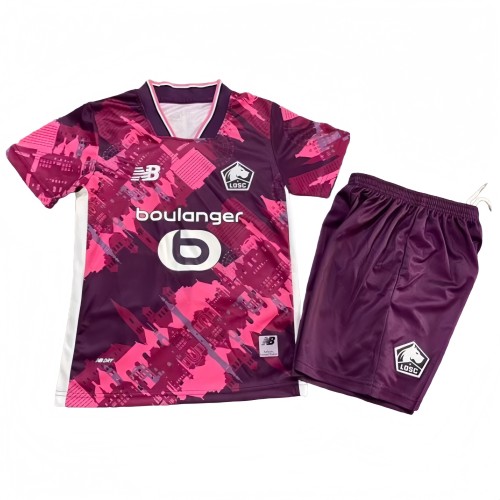 2025-26 Kids Lille Special Edition Purple soccer jersey