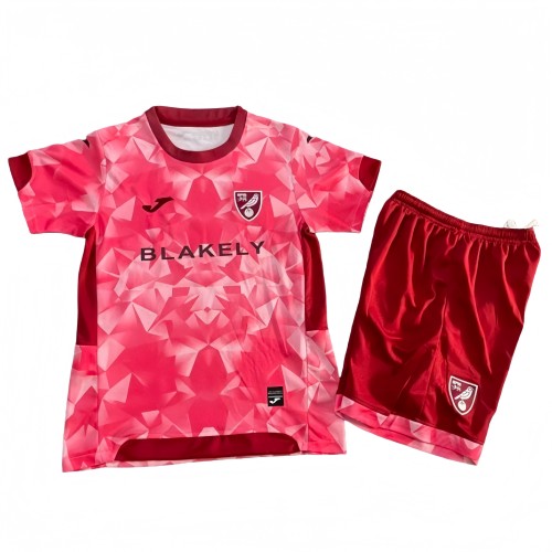 2025-26 Kids  Norwich City Third away Soccer Jersey