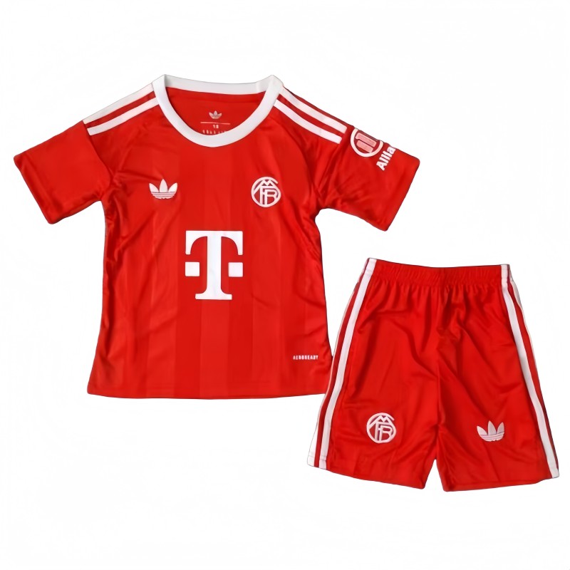 2025/26 Kids  Bayern Munich red Goalkeeper  jersey