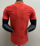 2025-26 Mens Bayern Munich red polo Player Version soccer jersey