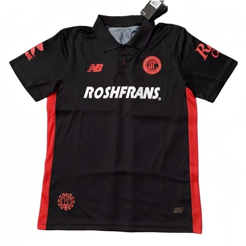 2025-26 Mens Toluca Third away black Fans Soccer Jersey