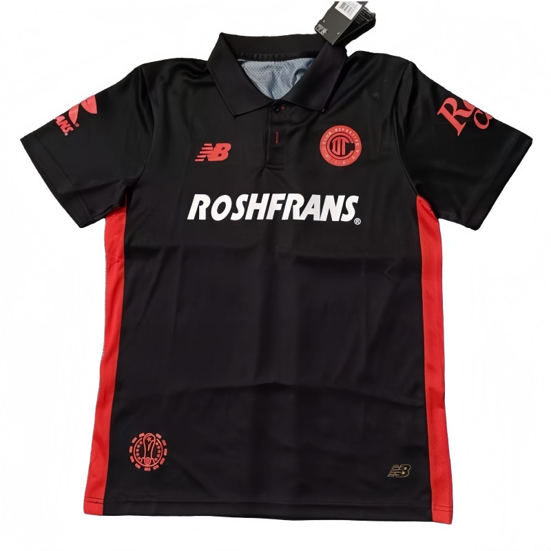 2025-26 Mens Toluca Third away black Fans Soccer Jersey