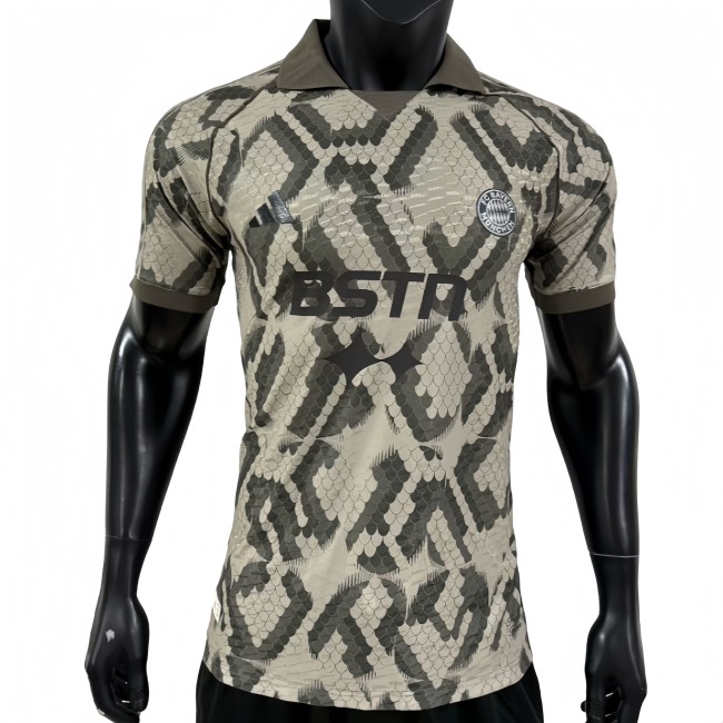 2025-26 Mens Bayern Munich  polo Player Version soccer jersey