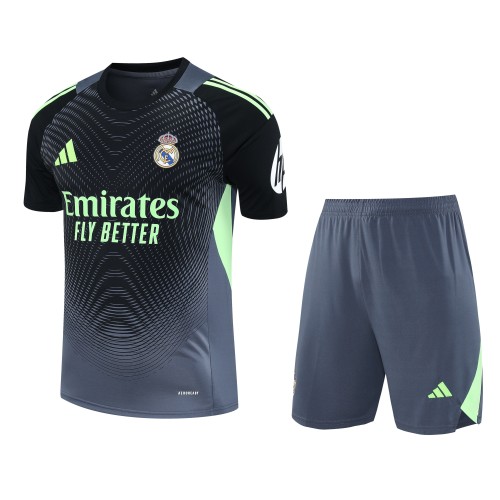 2025-26 Mens Real Madrid goalkeeper grey  Training Short Suit
