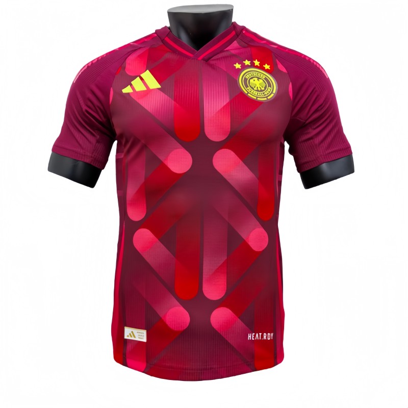 2025-26 Mens Germany away red  Player  soccer  jersey