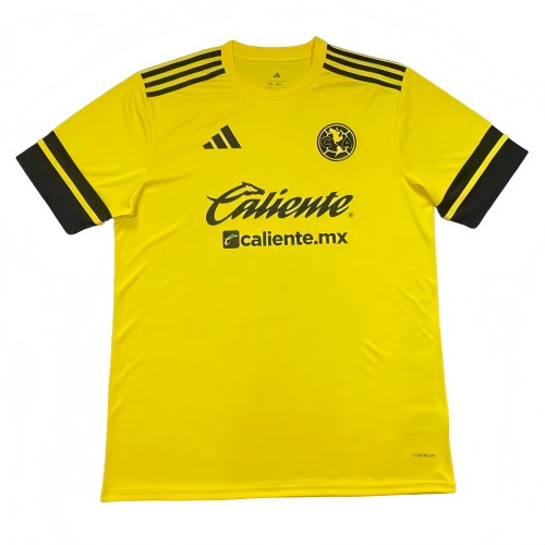 2025/26 Mens Club America pre-match yellow Soccer Jersey