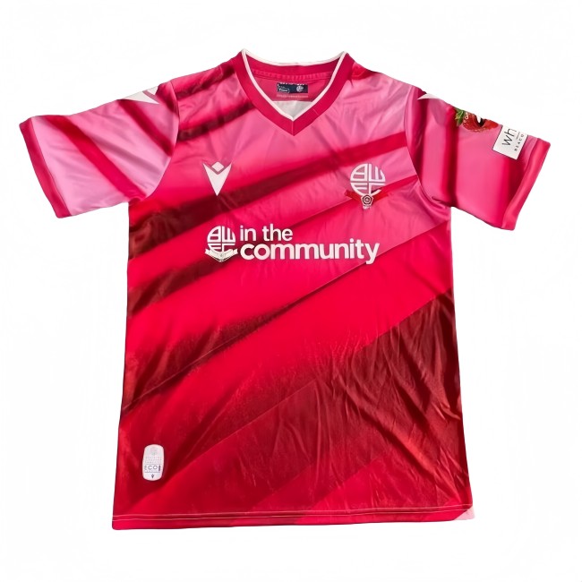 2025-26 Mens Bolton Wanderers Third away red Soccer Jersey