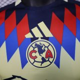 2025-26 Mens  Club America yellow Player  Soccer Jersey