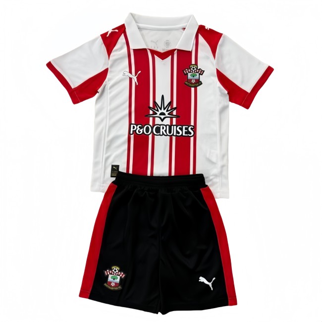 2025-26 Kids  Southampton F.C home Soccer Jersey