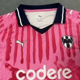 2025-26 Women Monterrey Pink Goalkeeper  Soccer Jersey