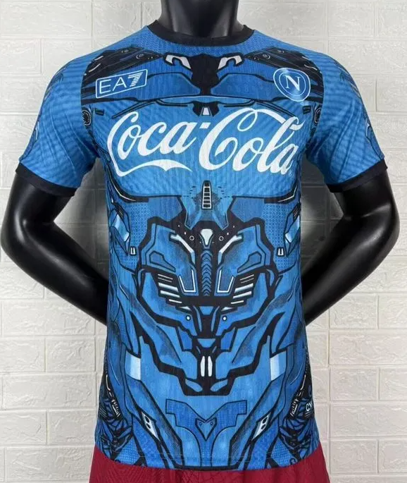 2025/26 Mens Napoli Blue Special Edition Player soccer jersey