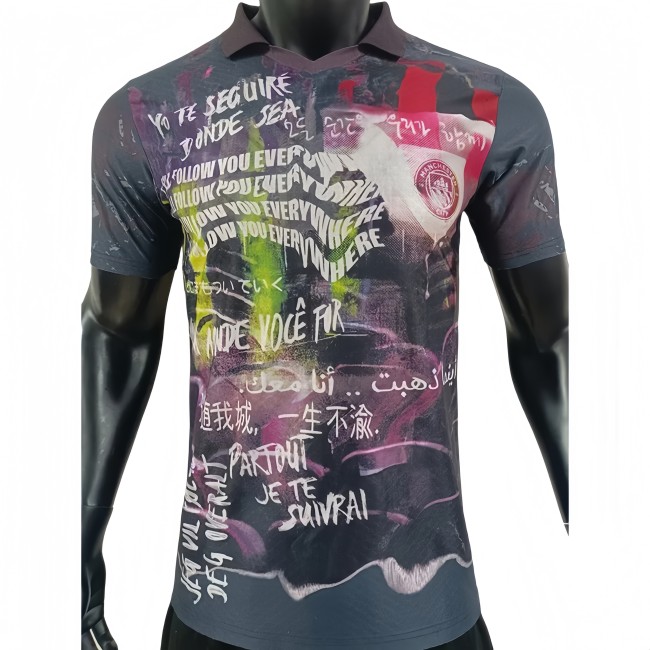 2025-26 Mens Manchester City  Purple Limited Edition Player soccer Jersey